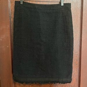 Size 10 black J. Crew pencil skirt